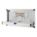 Foundations Stainless Steel/Poly Horizontal Changing Station Recessed or Surface Mount